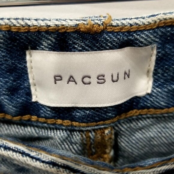 PacSun Casey Low Rise Baggy Jeans – NWT Women’s Size 31 Medium Wash Y2K Wide Leg - Picture 6 of 13